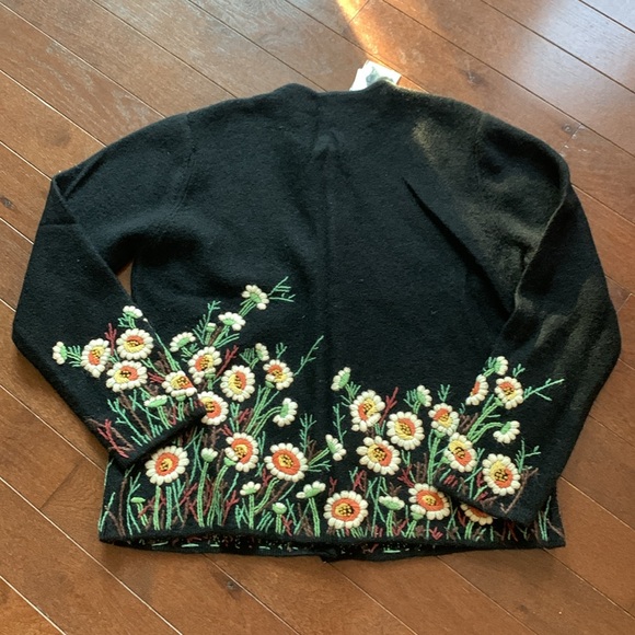 NWT Susan Bristol 100% Wool Cardigan - Picture 3 of 8